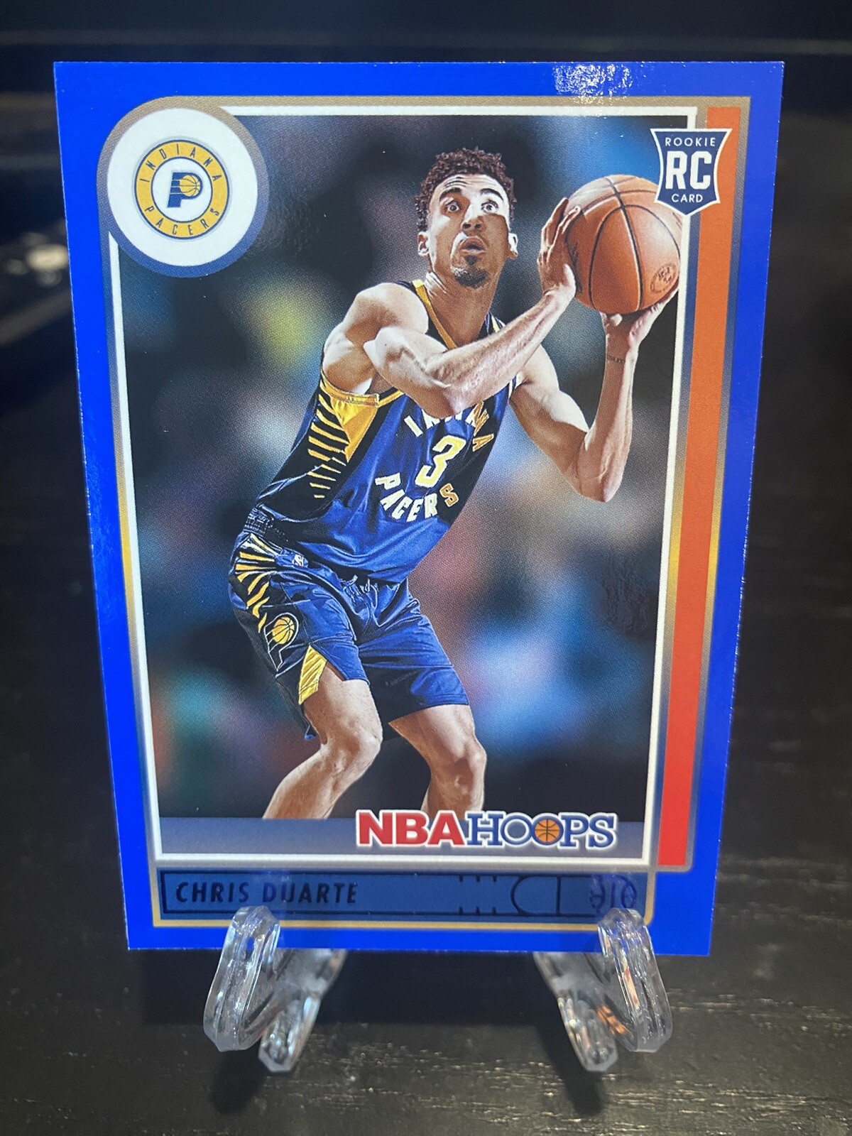 2021-22 Panini NBA Hoops - Rookies Blue #236 Chris Duarte (RC)