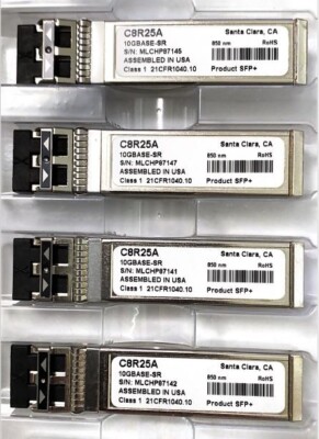 HP C8R25A compatible MSA 2040 10Gb SW iSCSI 721000-001 72148-001 SPS 4-pack