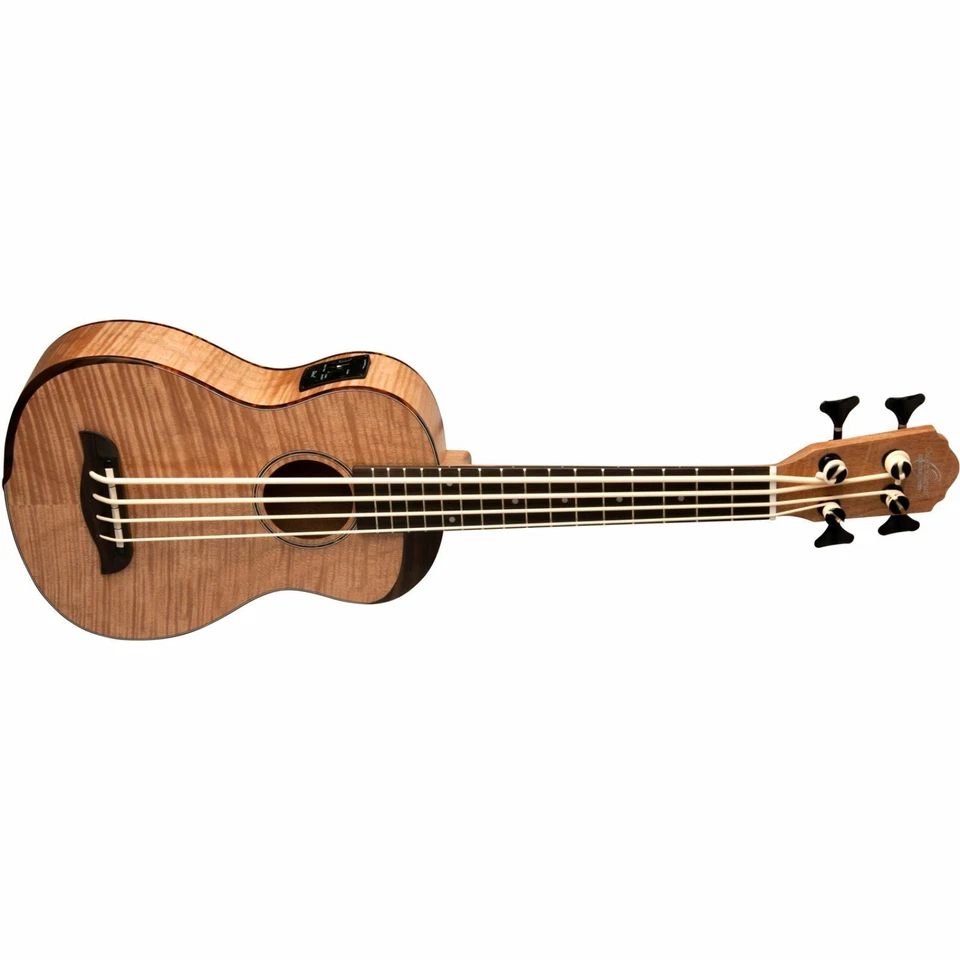 Oscar Schmidt OUB800K Comfort Series Acoustic Electric Bass Ukulele with Gig Bag - Image 4 of 4