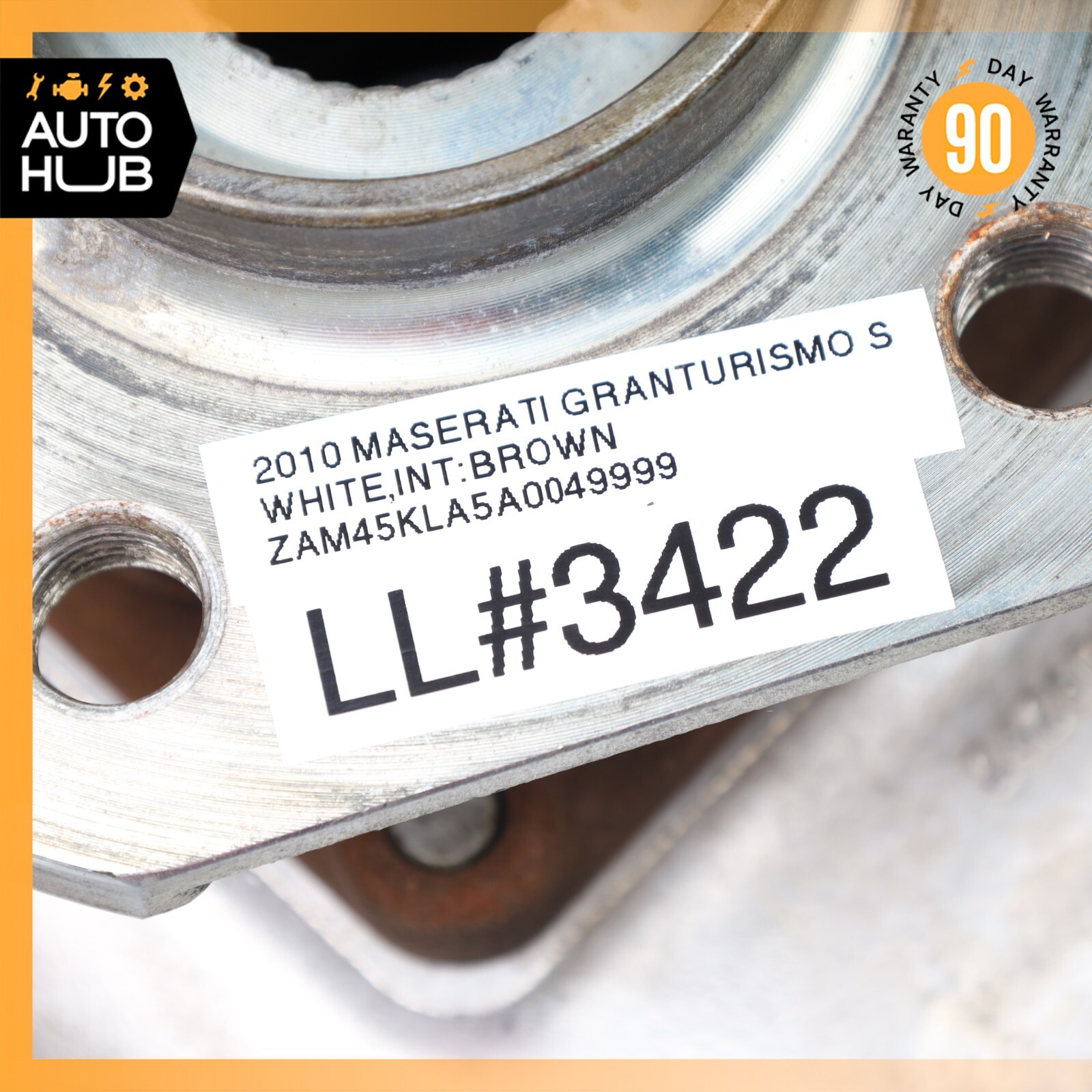 03-10 Maserati Quattroporte M139 Front Left Side Spindle Knuckle Hub OEM 61k