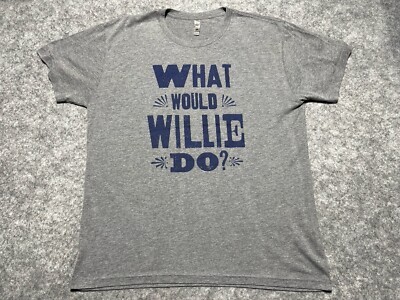 Bless their Hearts WWWD What would Willie Do? Gray Shirt Medium Country Music