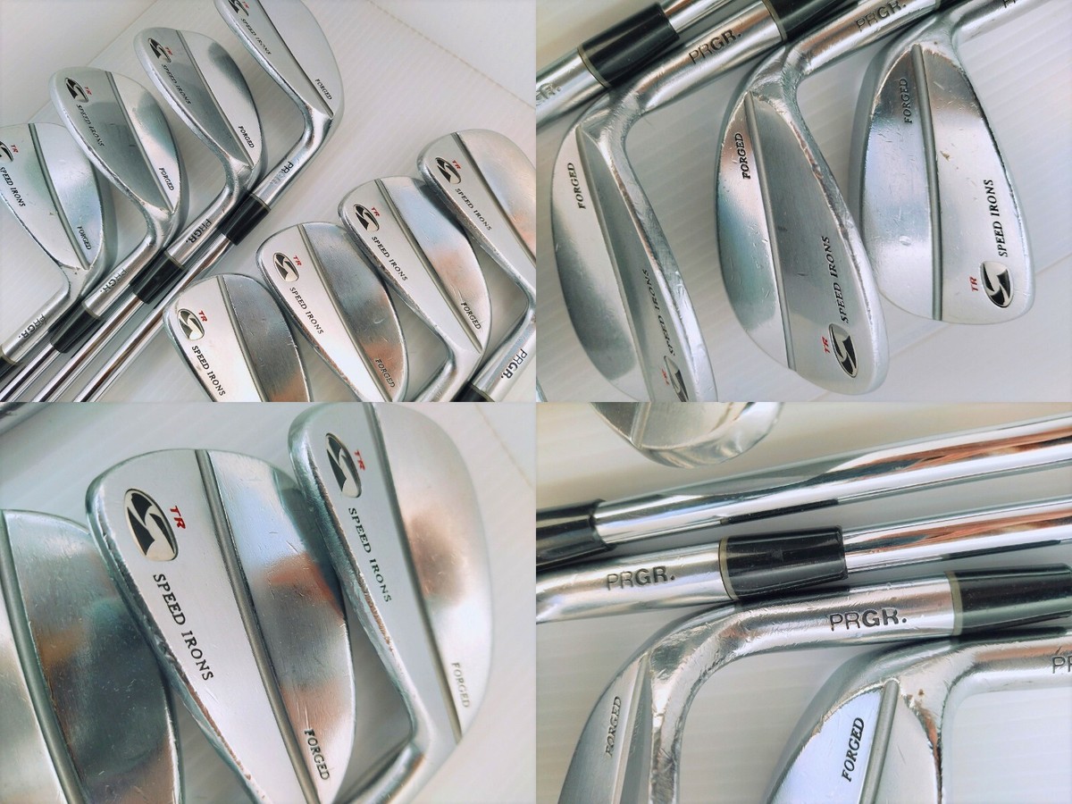 PRGR - PRGR TR 900MD 3-P アイアン　52 57ウェッジ  10本セット PRGR TR FORGED SPPED IRONS 8 pieces set #5-9,A,P,SW (S) Mens