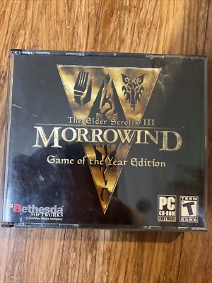 Elder Scrolls III: Morrowind - Game of the Year Edition (PC, 2003)