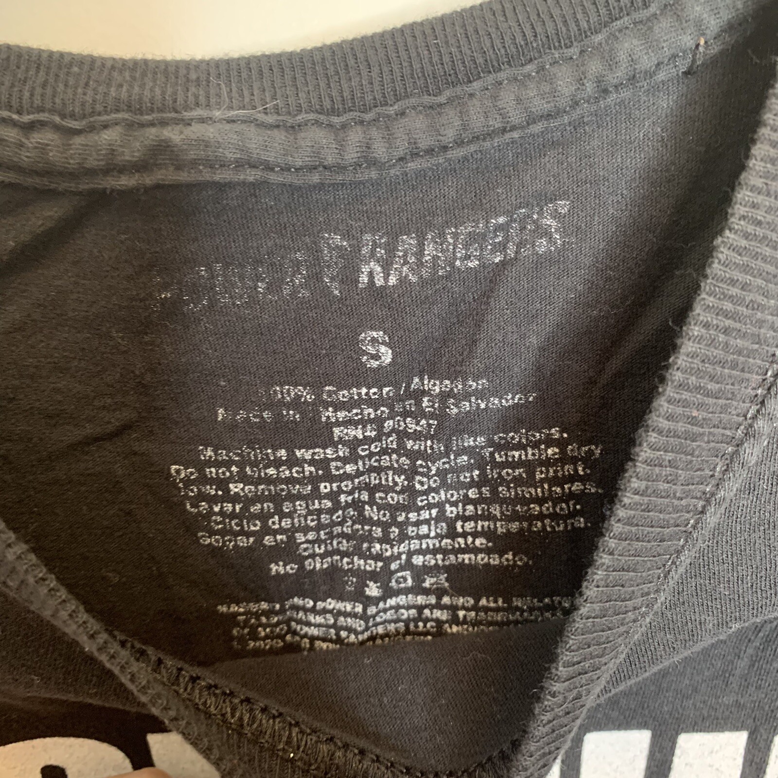 Débardeur Power Rangers It's Morphin Time – Design Polygon Texte, Officiel, Léger, Coupe Classique