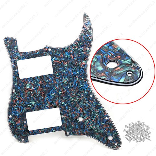 Electric Guitar Pickguard Scratch Plate 11 Hole 2 Pot HH for Strat Multicolors - Picture 12 of 12