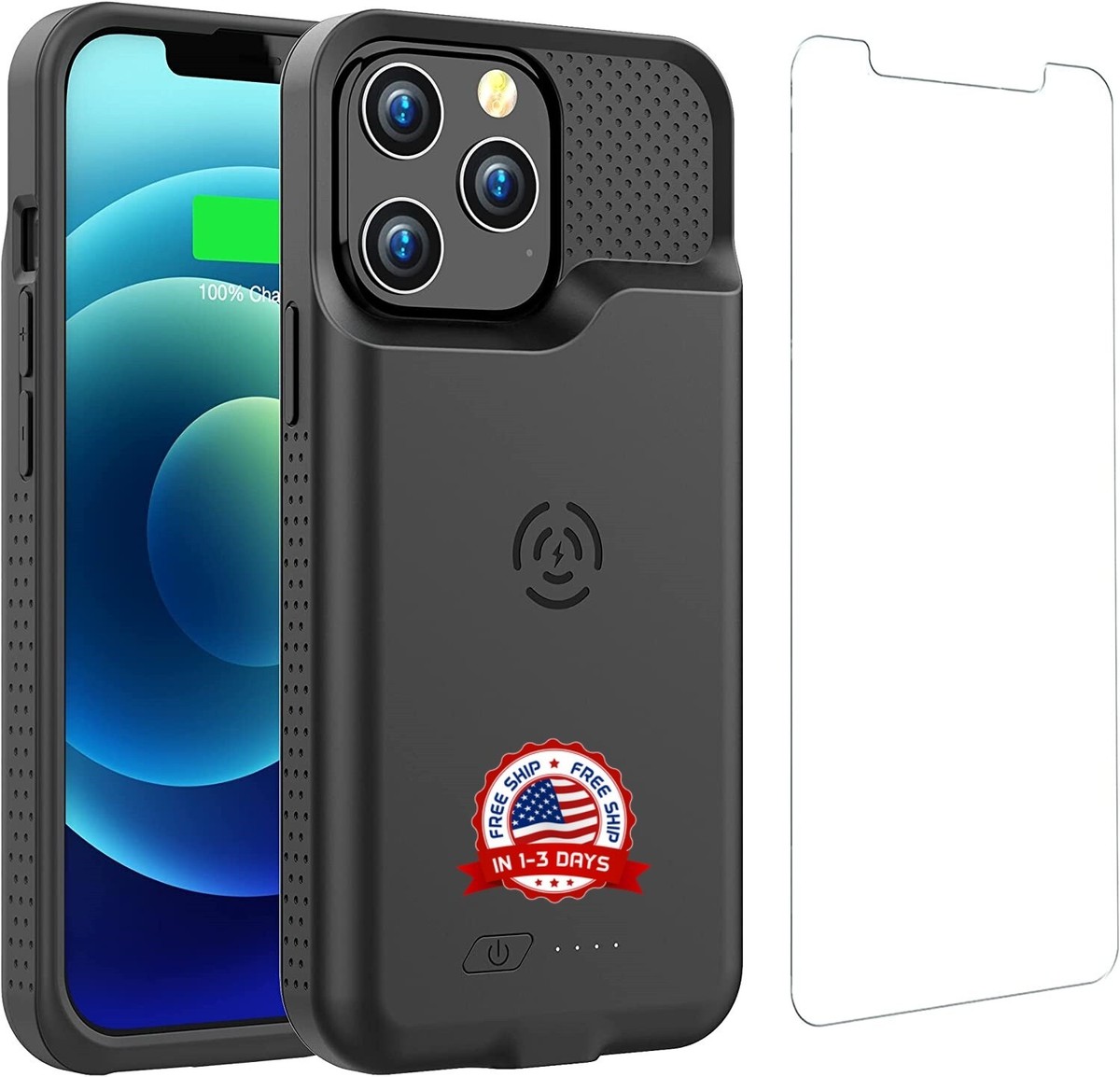 Funda De Bateria Recargable Cargador Protector Para Apple iPhone 13 Pro Max 