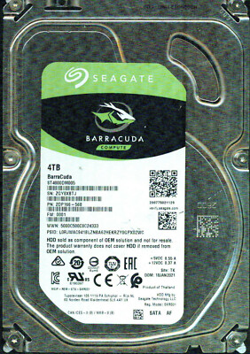 ST4000DM005, 2DP166-568, 0001, TK, ZGY8, SEAGATE SATA 4TB JAN 2021