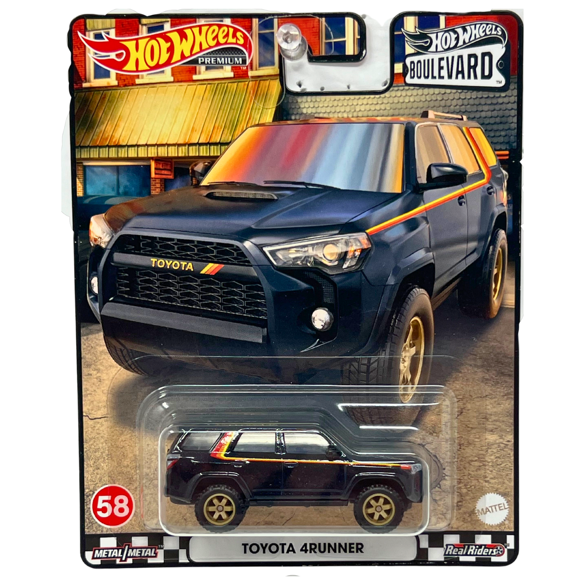 Hot Wheels Premium #58 Boulevard Toyota 4 Runner 1:64 Diecast Real