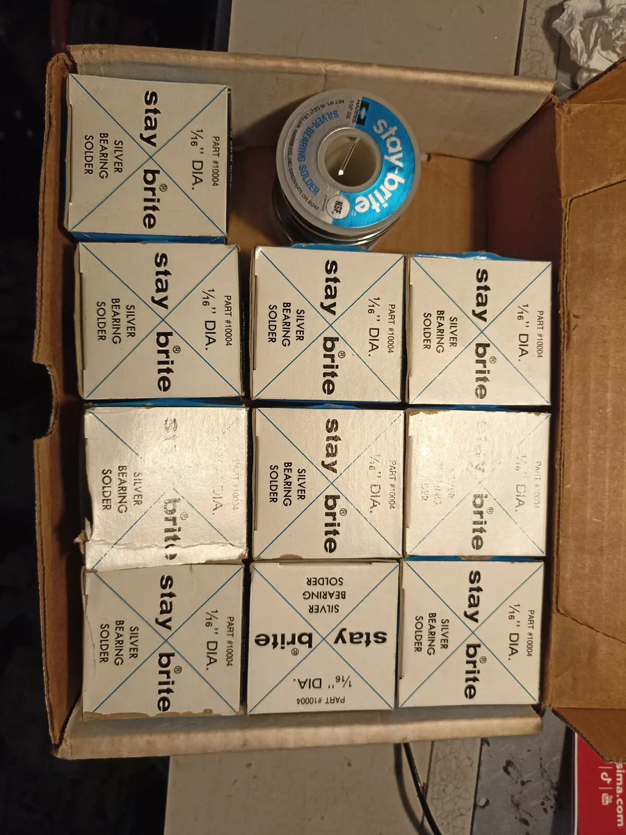 Stay brite shop silver solder