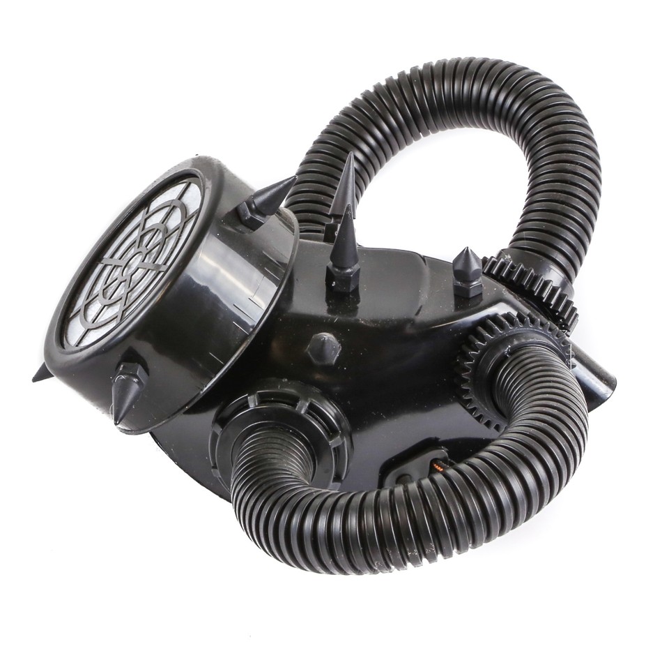 Black Cyber Gothic Mask Respirator Gas Mask Goth Spikes Fetish INDUSTRY Cosplay