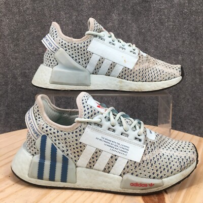 Adidas Shoes Mens 5 NMD R1 V2 Almost Running Sneaker Blue Lace Up Comfort FZ6234