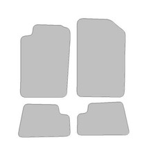 Fußmatten-Set für Peugeot 106 II (1996-2004) Hit schwarz