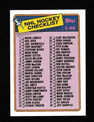 1988 O-Pee-Chee hockey singles u pick what ya need 89 thru 178