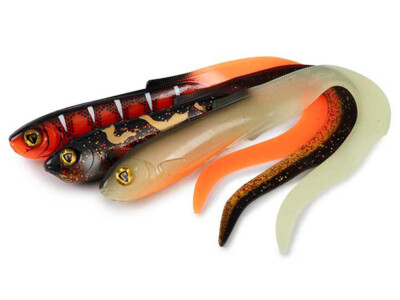 Fox Rage Slick Eel 21cm 8.2'' 1pc Lure Soft bait Pike Zander Catfish NEW COLORS