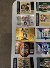 Set Of 15 Vintage Coors Beer Labels.