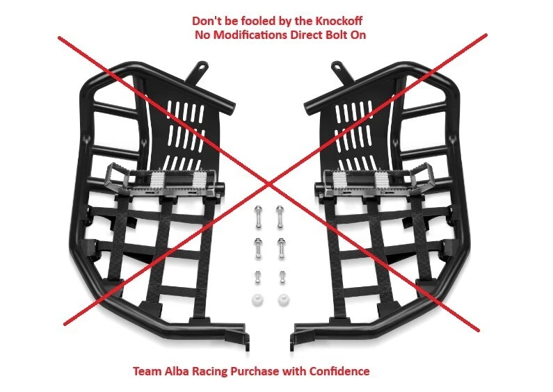 Raptor 700 Nerf Barras Pro Clavija Tacón Guardabarros Alba Racing Negro 197 T7 BB Foto 4 de 4