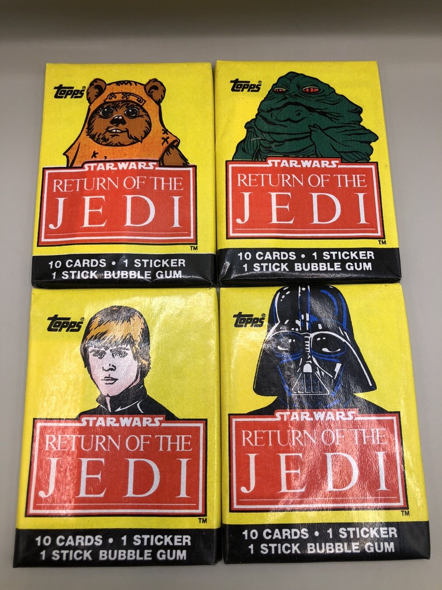 Star Wars 1983 Return of the Jedi Series 1. Topps 1 Wax Pack