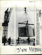 1967 Press Photo Soviet's mass low-cost housing production - pio06267