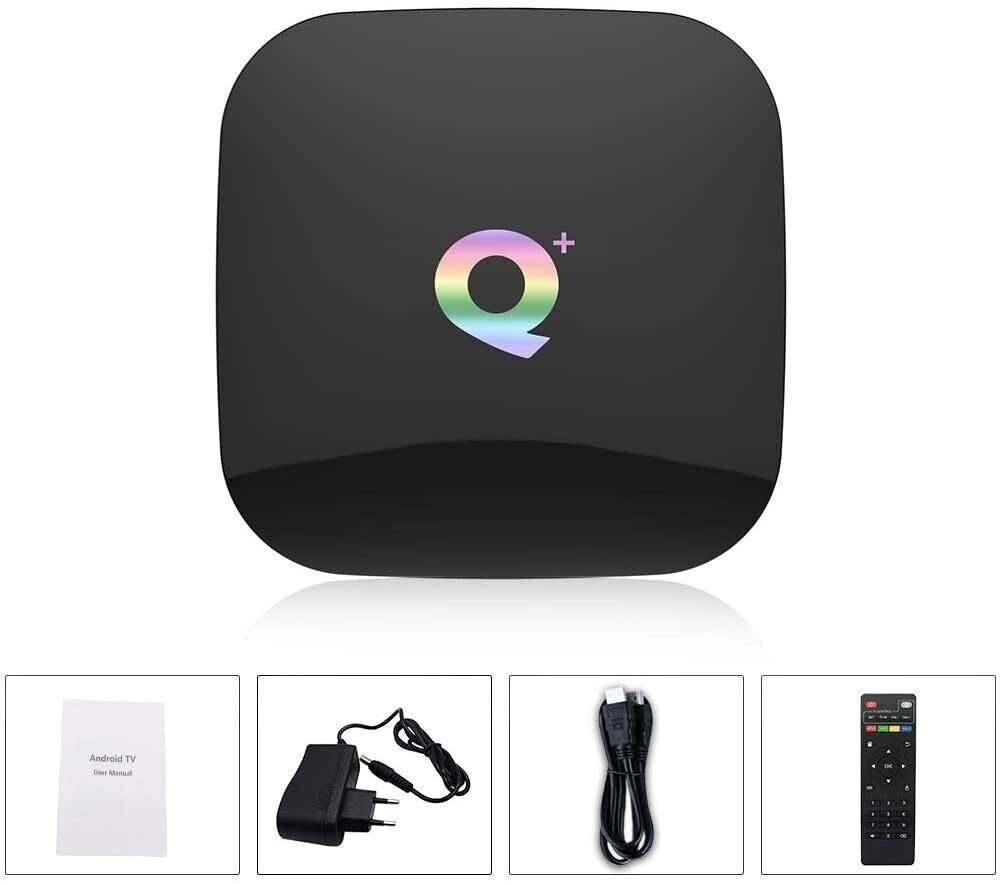 SMART TV BOX Q-PLUS ANDROID PIE 10.0 4GB RAM 64GB 6K QUAD-CODE WIFI NEW foto 4
