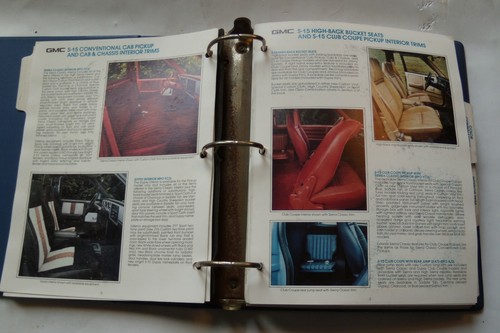 1985 GMC Light, Medium & Heavy Duty Truck Original Dealer Colors and Trims Book - Picture 3 of 12
