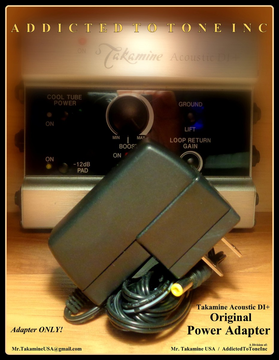 Takamine Acoustic DI+ Original Power Adapter / NOS / Adapter or