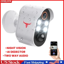 Wireless Security Camera For Home Outdoor Security, Battery Powered 1080P HD