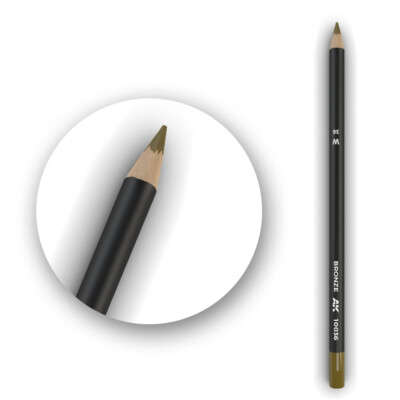 Aquarell Pencil Bleistift Bronze (Box 5 Pcs) Ak10036 Ak Interactive