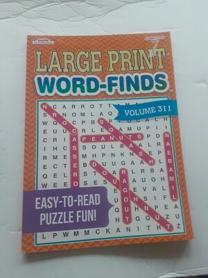 Large Print Word-Finds by Kappa Puzzle Book (Paperback, 2017)
