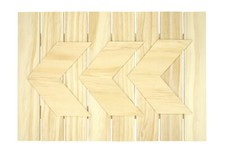 Cadre en bois avec 3 fl ches 30 x 43,5 x 1,8 cm