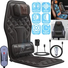 iMeshbean Shiatsu Back Massager w/ Heat & Air Fan Chair Pad Massage Seat Cushion