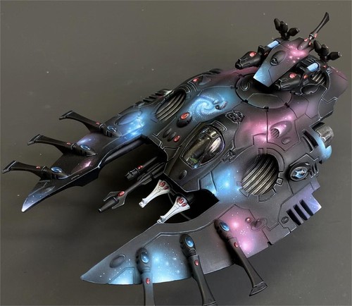 Dark Eldar Aeldari Wave Serpent Xenos Armies Warhammer 40,000 Presale Painted GW - Bild 3 von 6
