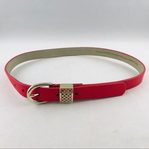 Whitehouse Cox White House Cocks Leather Mesh Belt Red 36 90