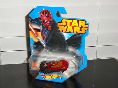 HOT WHEELS CHARACTER CARS 2014 STAR WARS DARTH MAUL #9 DIECAST