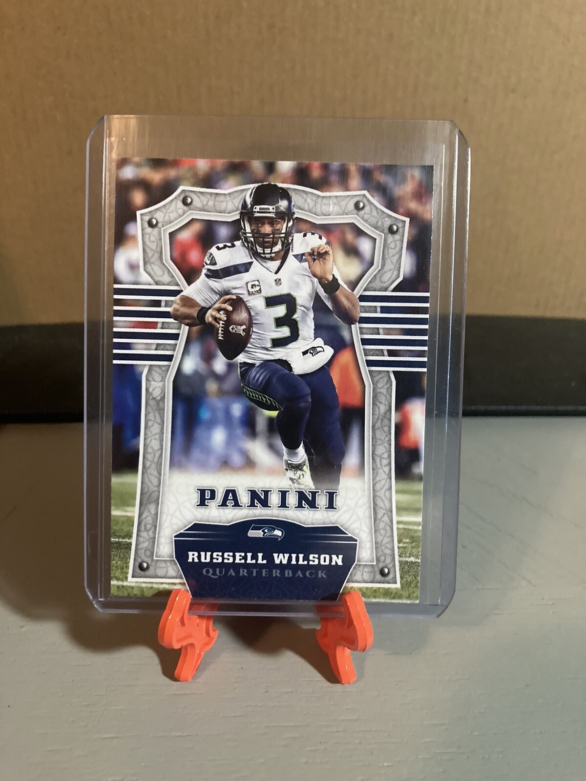 Russell Wilson #87 Football Cards 2017 Panini trading card — raw and PSA graded price guide
