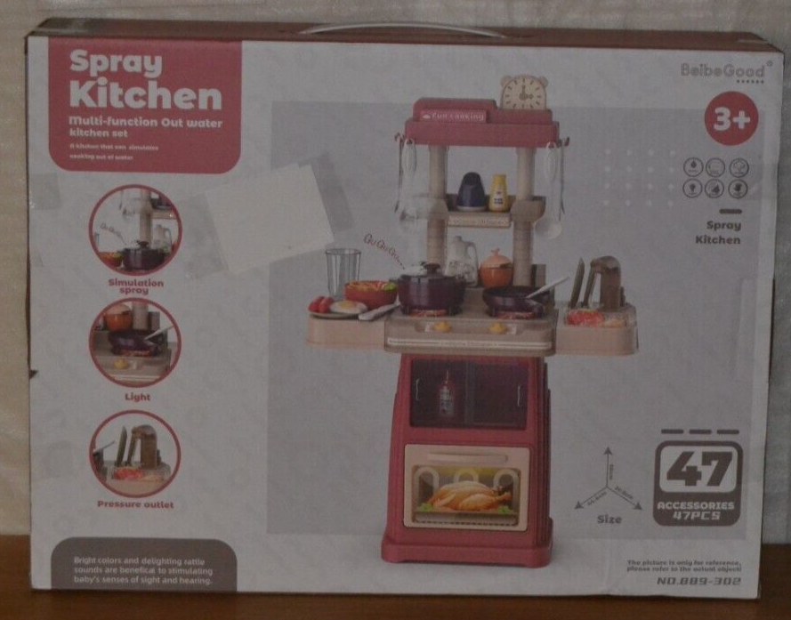 Beibegood Play Spray Kitchen 47pcs New In Box eBay