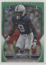 2022 Bowman U Chrome Green Refractor 57/99 Joey Porter Jr #79 0st9