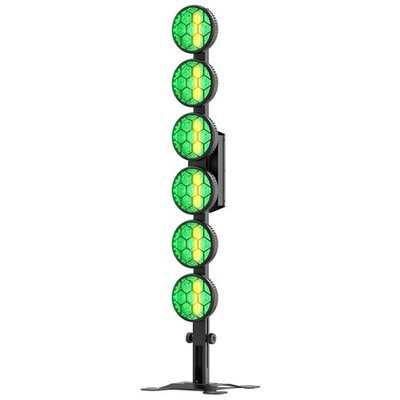 350W 6 LED Vintage-Licht-Bühnenlicht RGB LED Par DMX512 4Mode für Konzertparty