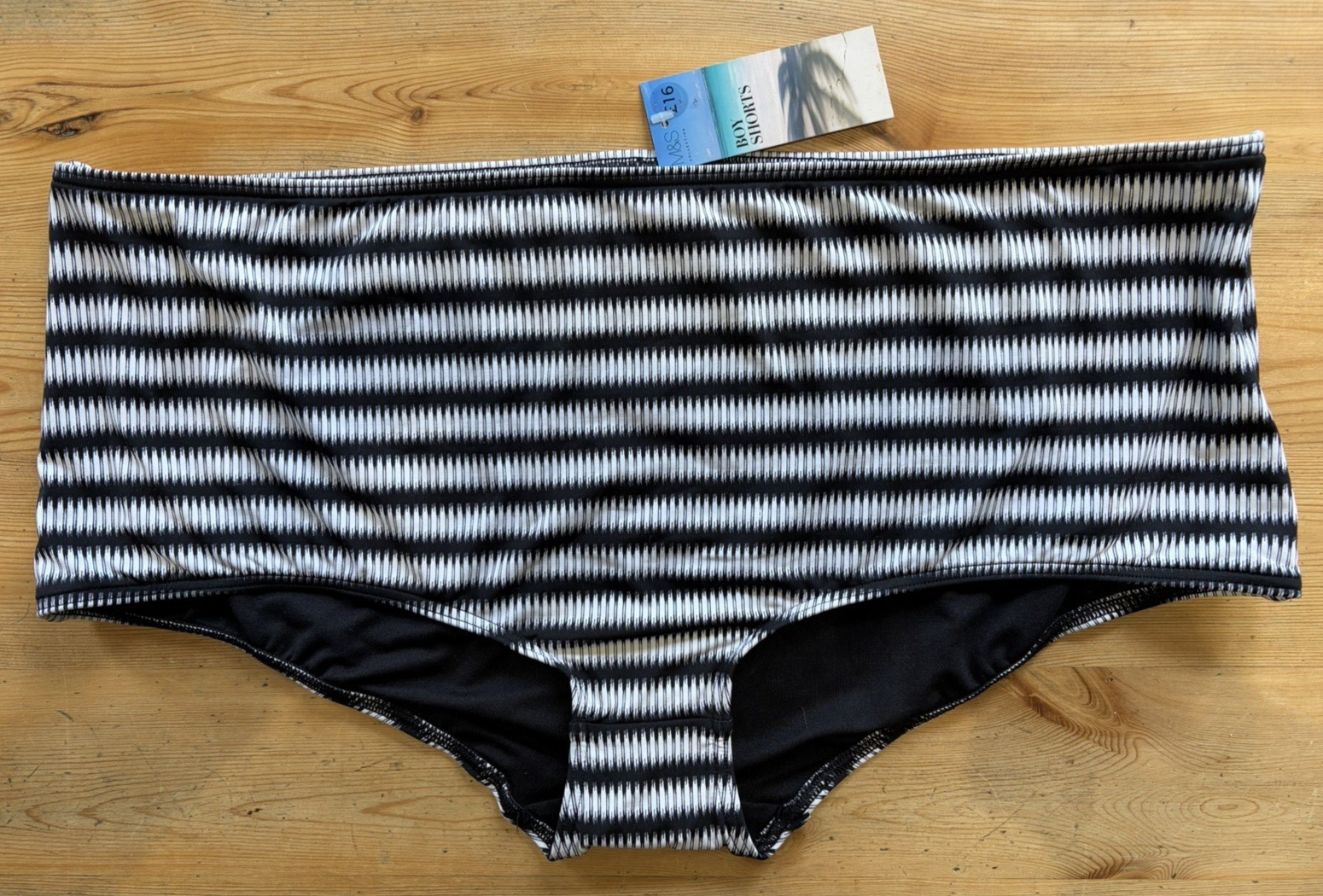 Marks & Spencer Bikini / Tankini Boy Shorts Bottoms UK 20 M&S BNWT