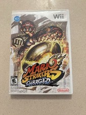 Mario Strikers Charged (Nintendo Wii, 2007) CIB COMPLETE TESTED
