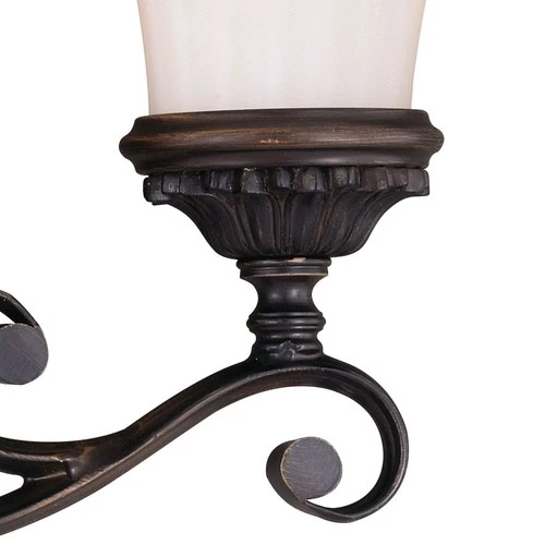Avenant 3-Light Bathroom Light in Traditional Style 10.5 Inches Tall and 23 - Picture 8 of 11