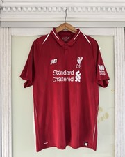 Liverpool 2018-2019 Home Soccer Jersey Football Kit Shirt Size XL