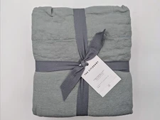 The Citizen Stonewash Linen Sheet Set Queen - SEAGLASS