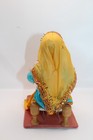 VTG Beautiful Handmade Indian Doll Woman Churning Butter Pottery Face & Hands  — photo 10