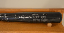Derek Jeter Autographed Game Used Bat 1996 Rookie Season PSA GU9 Vintage