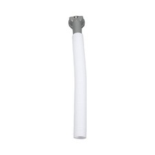 Kitchen Sink Overflow Pipe Upward Round Head Accessory Gray for Washbasin