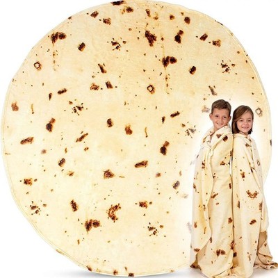 Simple Craft Burrito Tortilla Blanket -  60 Inch 280 GSM