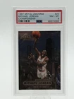 MICHAEL JORDAN #23 psa 8 1997-98 Metal universe championship Basketball Card NBA