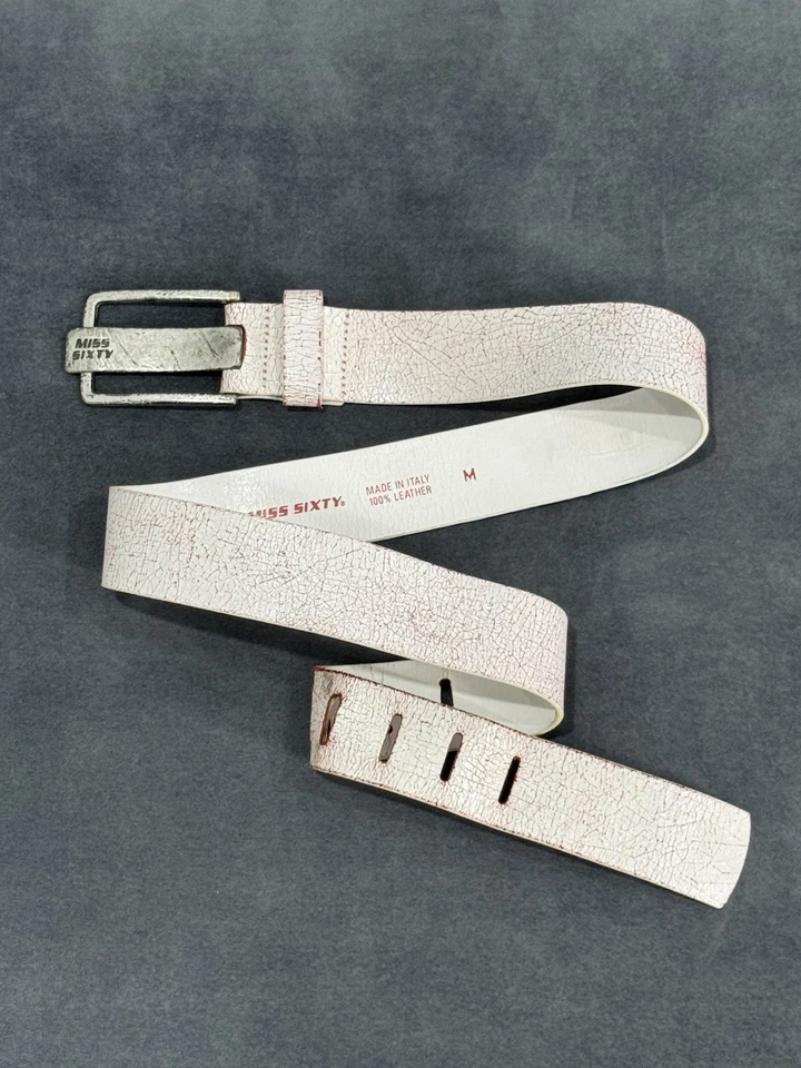 Cinturón Miss Sixty Y2K Glamour Vintage Envejecido Avant Garde Mujer Talla OS Foto 3 de 4