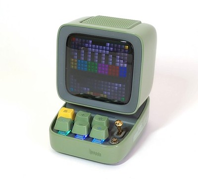 Divoom DitooPro Green Retro Pixel Art Bluetooth Speaker 15W