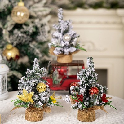 Mini künstlicher Weihnachtsbaum 20 cm Praktische Ergänzung zum Feiertagsaufbau
